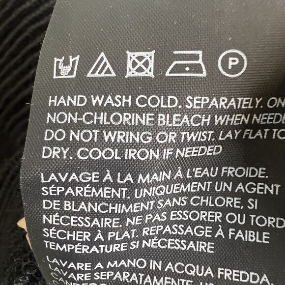 Club Monaco Womens Wool Blend Knit Crew Neck Sweater Sz S Black - Picture 8 of 10